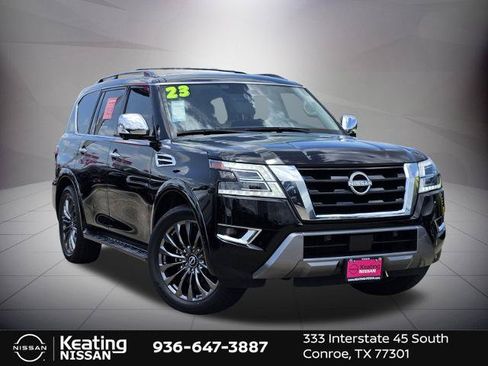 Certified 2023 Nissan Armada Platinum w/ Captain's Chairs Package RWD image 3