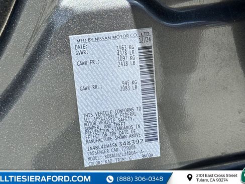 Used 2025 Nissan Altima 2.5 SV image 13