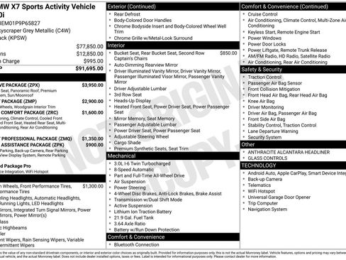 Used 2023 BMW X7 xDrive40i w/ Executive Package image 36