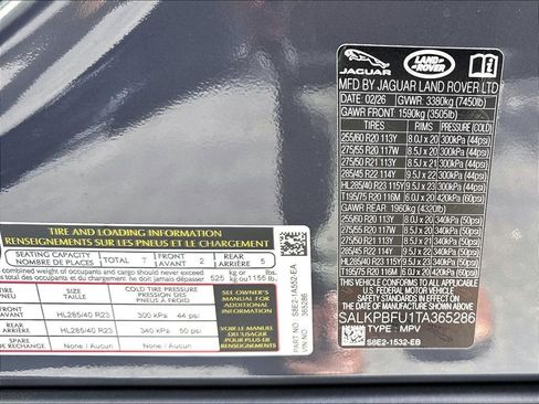 New 2026 Land Rover Range Rover Long Wheelbase SE AWD/4WD image 36