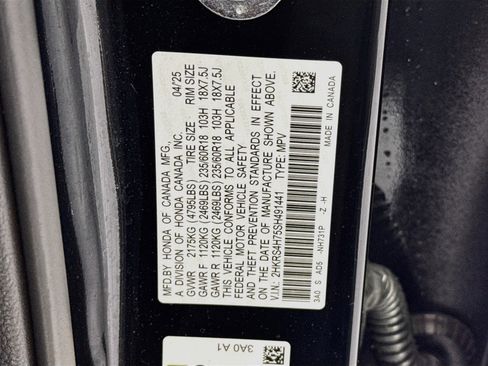 Certified 2025 Honda CR-V EX-L image 32
