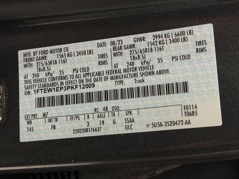 Used 2023 Ford F150 XLT w/ Equipment Group 302A High AWD/4WD image 29