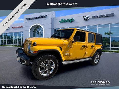 Used 2021 Jeep Wrangler Unlimited Sahara AWD/4WD image 3