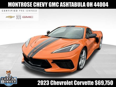 Certified 2023 Chevrolet Corvette Stingray Convertible w/ 1LT image 1
