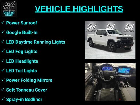 Used 2024 Chevrolet Silverado 1500 ZR2 w/ Technology Package AWD/4WD image 3