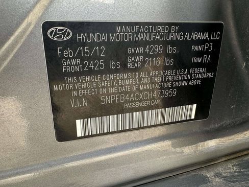 Used 2012 Hyundai Sonata GLS w/ Popular Equipment Pkg FWD image 35