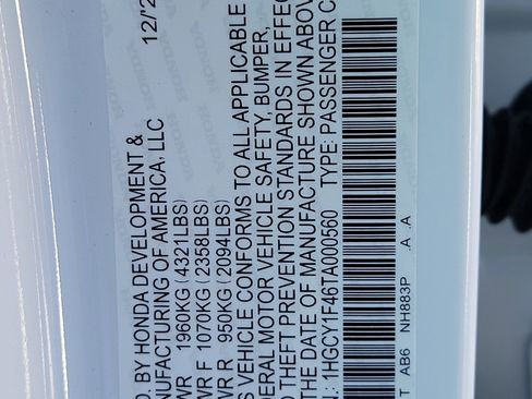 New 2026 Honda Accord SE image 33