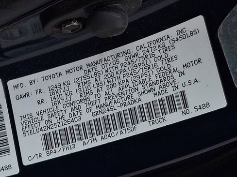 Used 2005 Toyota Tacoma 4x4 Double Cab image 28