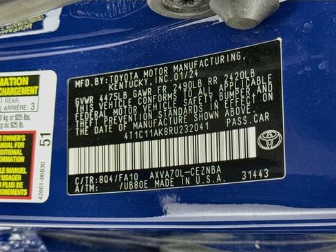 Certified 2024 Toyota Camry LE FWD image 31