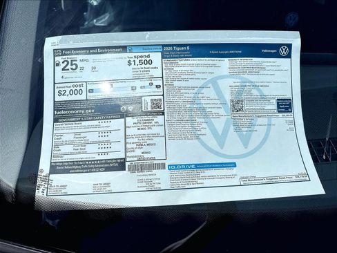 New 2026 Volkswagen Tiguan S AWD/4WD image 12