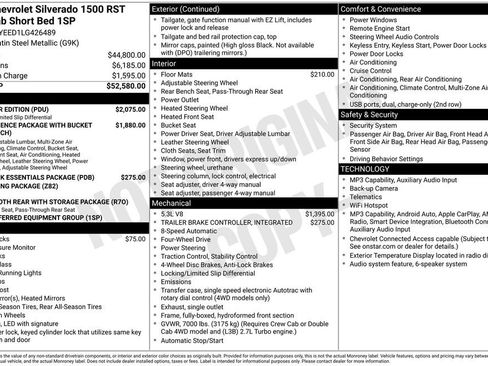 Used 2020 Chevrolet Silverado 1500 RST w/ All-Star Edition AWD/4WD image 2