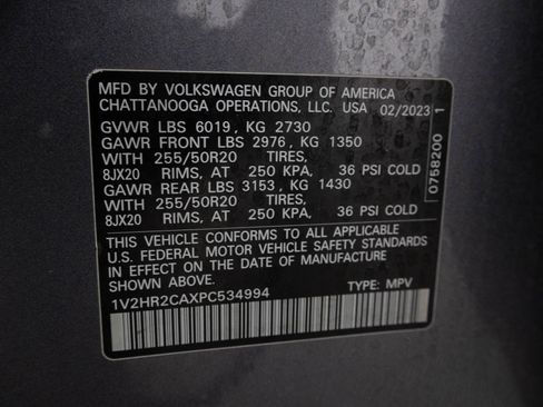 Used 2023 Volkswagen Atlas SE AWD/4WD image 49