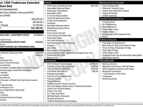 Used 2021 RAM 1500 Tradesman AWD/4WD image 3