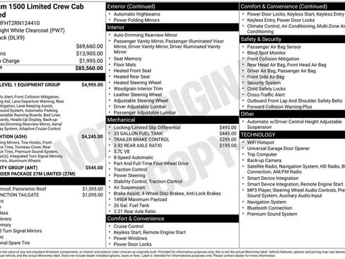 Used 2024 RAM 1500 Limited AWD/4WD image 14