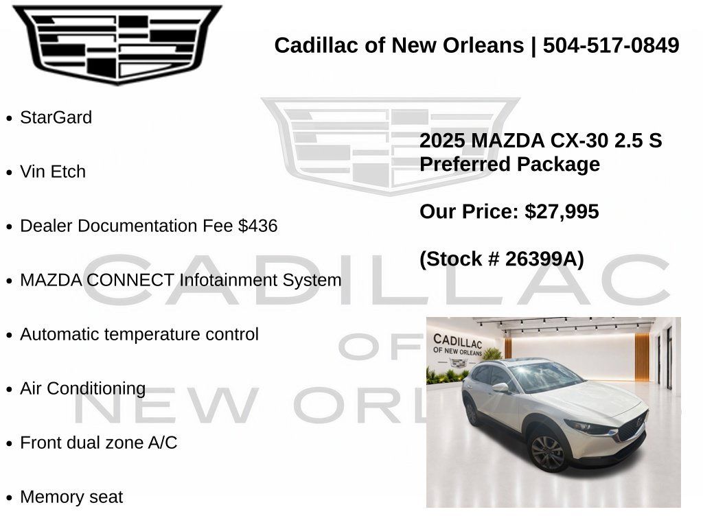 Used 2025 MAZDA CX-30 AWD 2.5 S w/ Preferred Package image 6