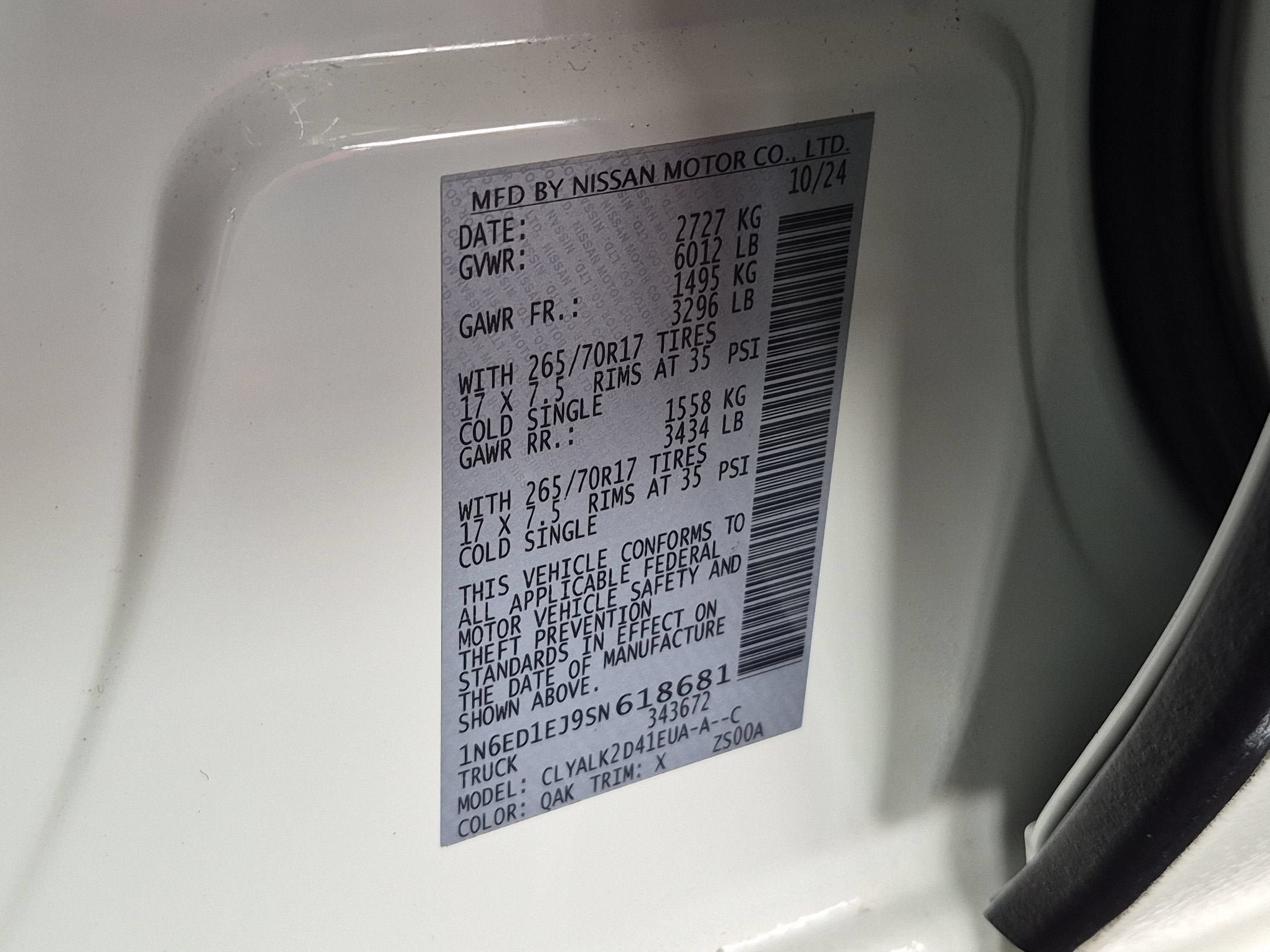 Used 2025 Nissan Frontier Pro-X RWD image 24