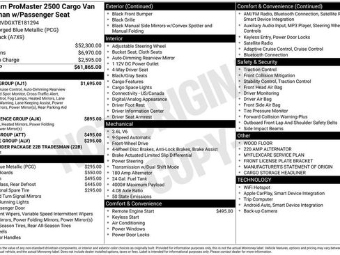 New 2026 RAM ProMaster 2500 w/ Safety Group image 5