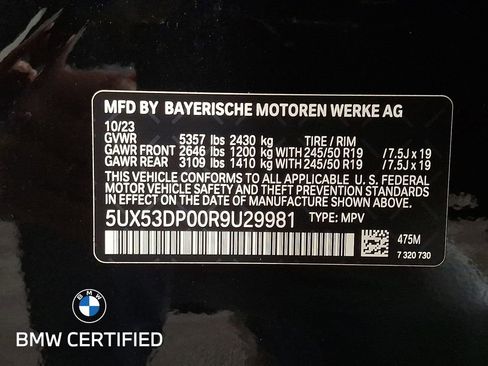 Certified 2024 BMW X3 xDrive30i w/ Convenience Package AWD/4WD image 27