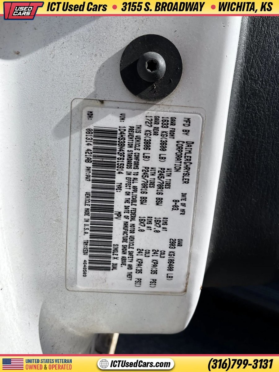 Used 2003 Dodge Durango Sport AWD/4WD image 5