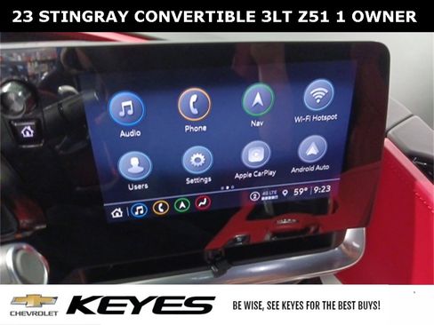 Used 2023 Chevrolet Corvette Stingray Premium Conv w/ Z51 Performance Package image 20