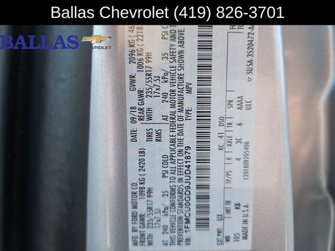 Used 2018 Ford Escape SE FWD image 34