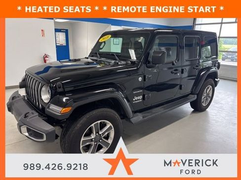 Used 2018 Jeep Wrangler Unlimited Sahara image 1
