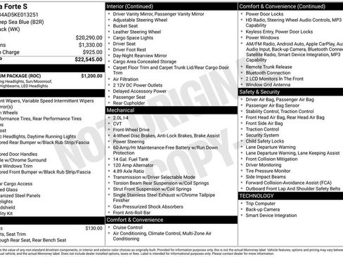 Used 2019 Kia Forte S w/ S Premium Package FWD image 40