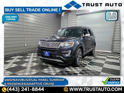 Used 2017 Ford Explorer Platinum