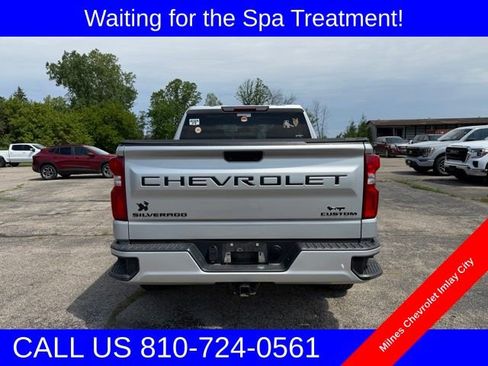 Certified 2021 Chevrolet Silverado 1500 Custom w/ LPO, Dark Essentials Package AWD/4WD image 2