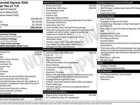 Used 2023 Chevrolet Express 3500 LS RWD image 17