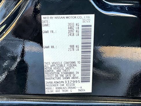 Used 2023 Nissan Altima 2.5 SV w/ SV Premium Package image 34