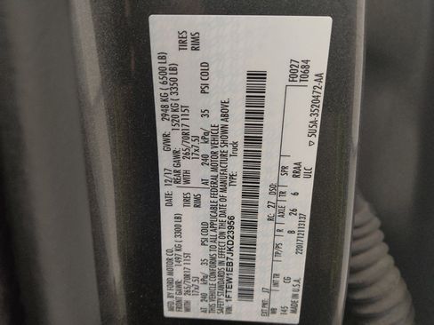 Used 2018 Ford F150 XL w/ Equipment Group 101A Mid AWD/4WD image 33
