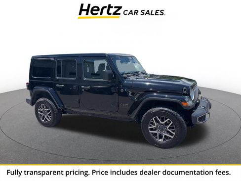 Used 2025 Jeep Wrangler Unlimited Sahara AWD/4WD image 1