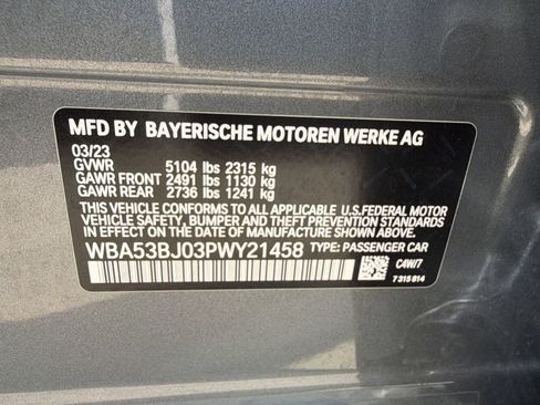Used 2023 BMW 540i w/ Premium Package RWD image 24