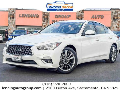 Used 2022 INFINITI Q50 Luxe w/ Cargo Package AWD/4WD image 1