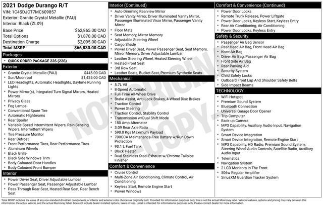 Used 2021 Dodge Durango R/T AWD/4WD image 51