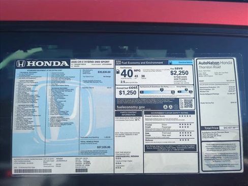 New 2026 Honda CR-V Sport image 21