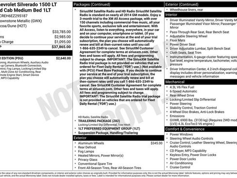 Used 2014 Chevrolet Silverado 1500 LT w/ All Star Edition RWD image 6