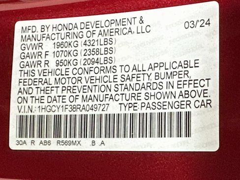 Used 2024 Honda Accord EX image 31