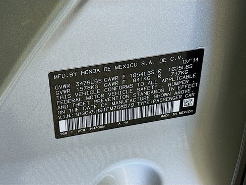 Used 2015 Honda Fit EX-L image 12