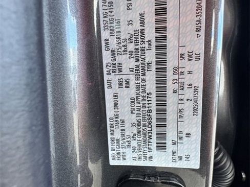 New 2025 Ford F150 XLT w/ Equipment Group 302A MID image 24