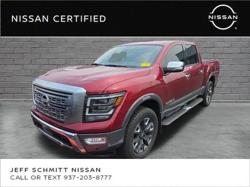 Certified 2024 Nissan Titan Platinum Reserve w/ Moonroof Package AWD/4WD image 1