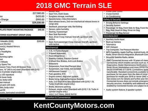 Used 2018 GMC Terrain SLE FWD image 1