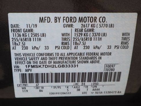 Used 2020 Ford Explorer XLT RWD image 36