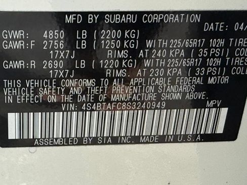 Used 2025 Subaru Outback Premium AWD/4WD image 42