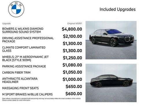 Used 2023 BMW i7 xDrive60 AWD/4WD image 3