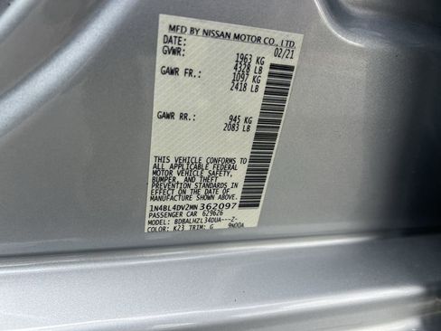 Used 2021 Nissan Altima 2.5 SV FWD image 36