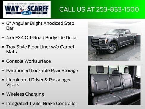 New 2025 Ford F150 Lariat w/ Equipment Group 501A Mid image 24