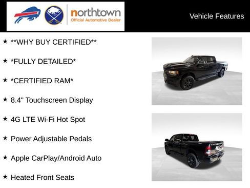 Used 2022 RAM 2500 Big Horn w/ Night Edition AWD/4WD image 4