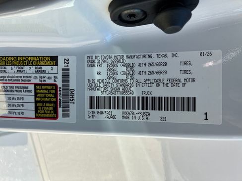 New 2026 Toyota Tundra SR5 image 52